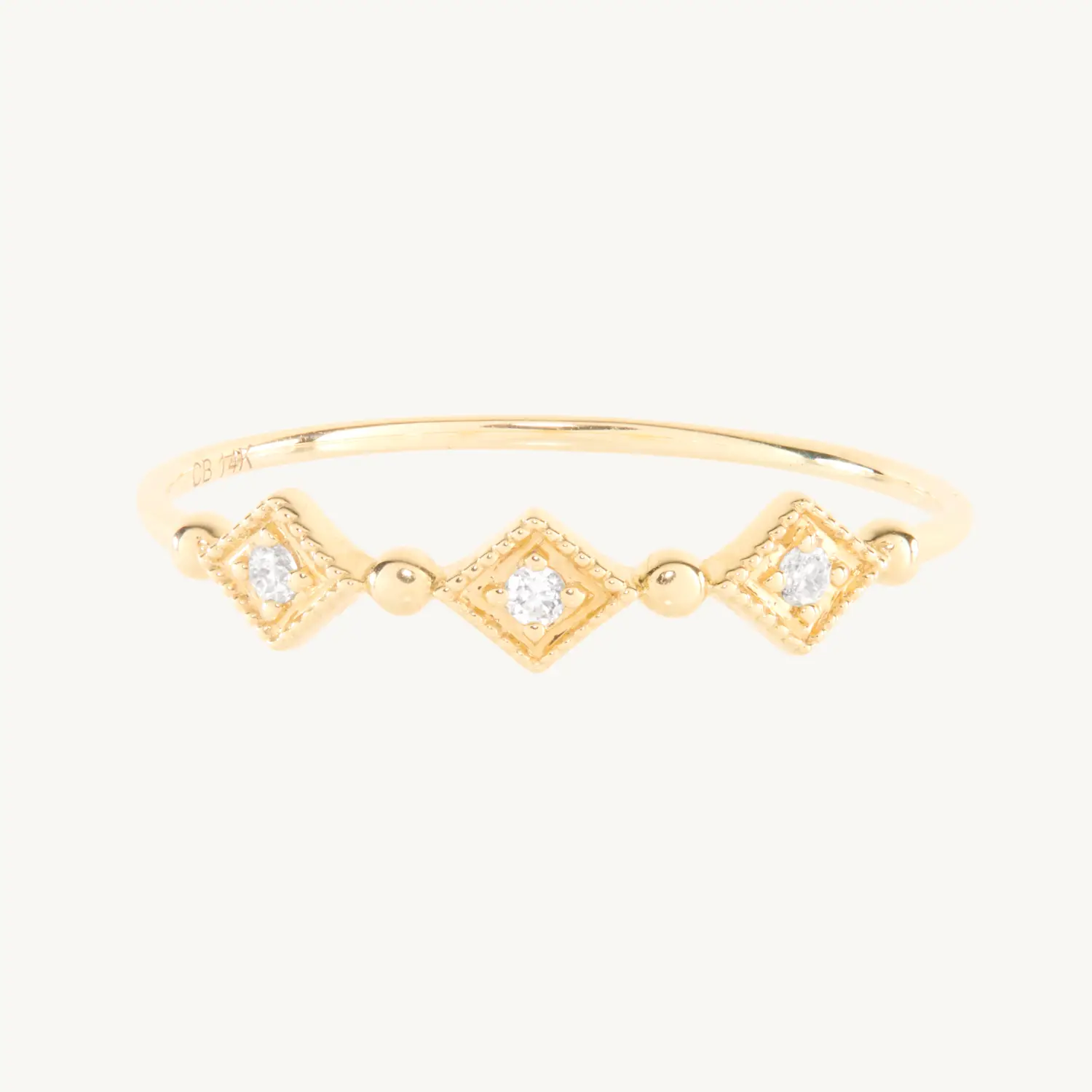 Cuckoo Ballet Diamond Ring, Yellow Gold
