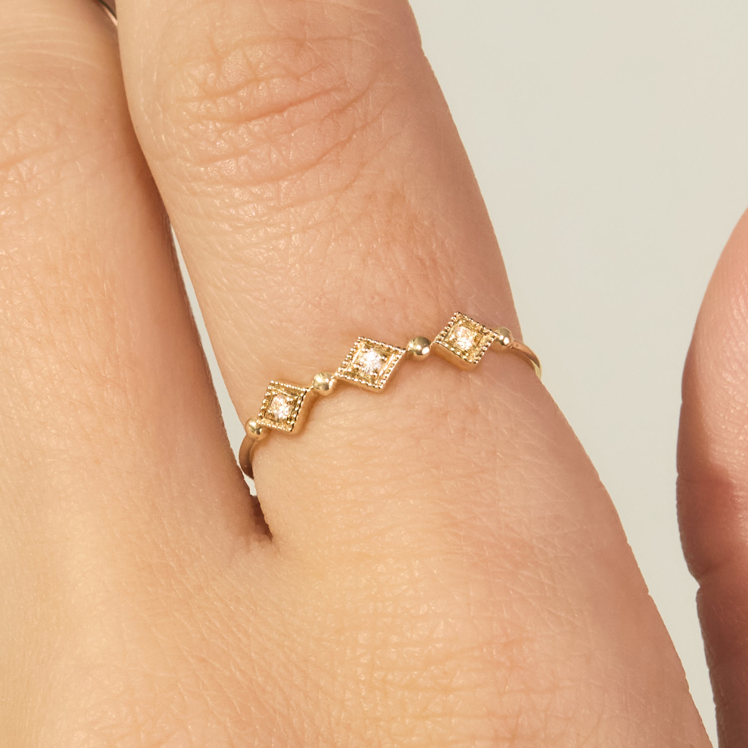 Cuckoo Ballet Diamond Ring, Yellow Gold - Image 4