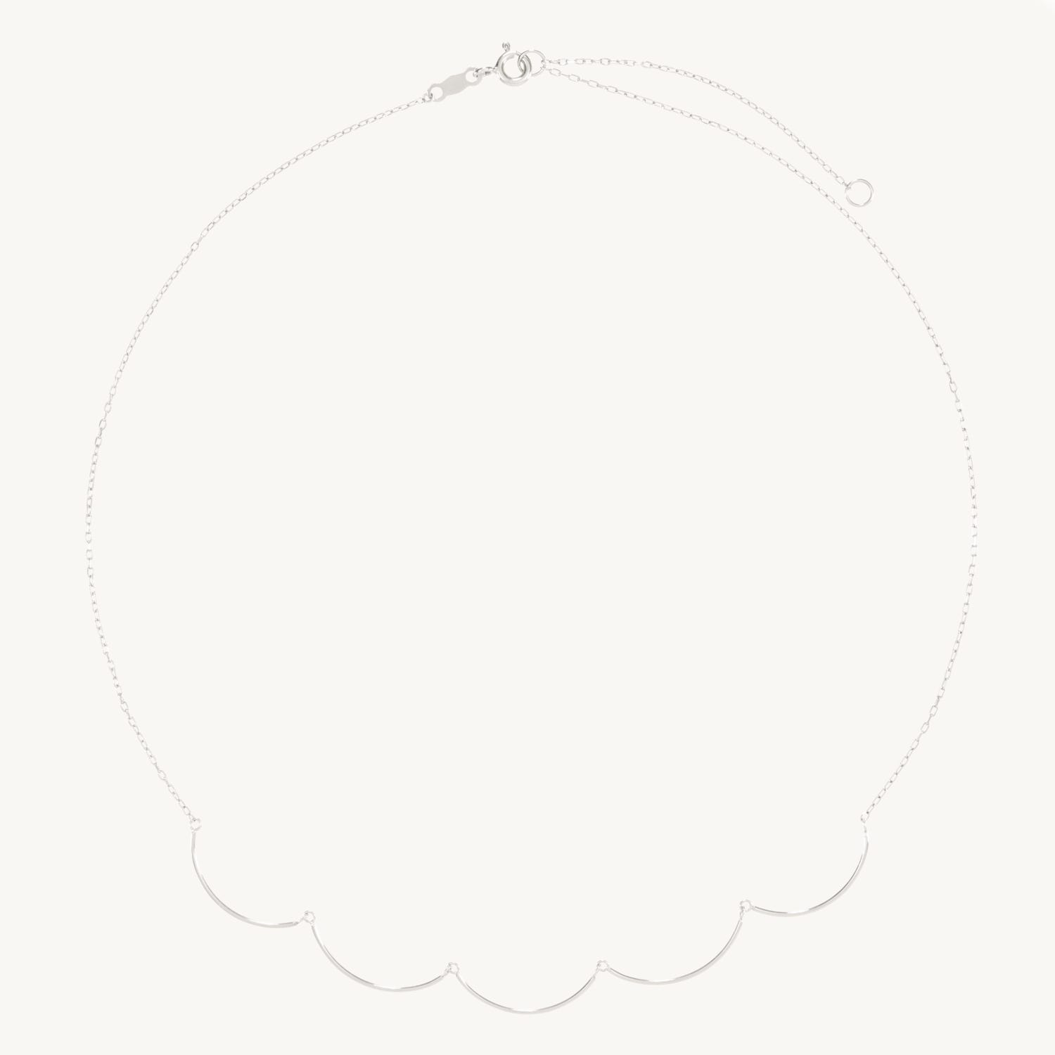 Alternative view of Theater Curtain Necklace, Silver