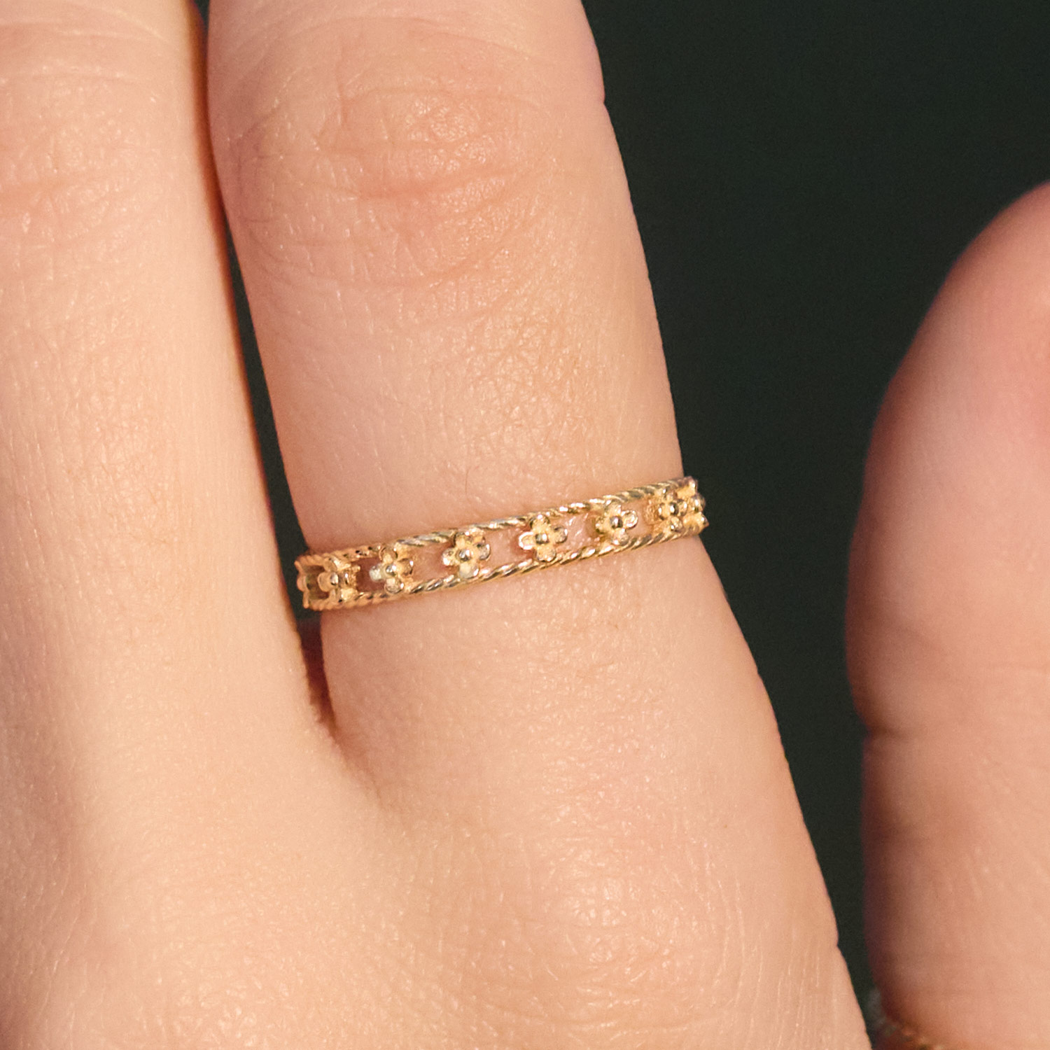 Alternative view of Sweeter Pastures Gold Ring