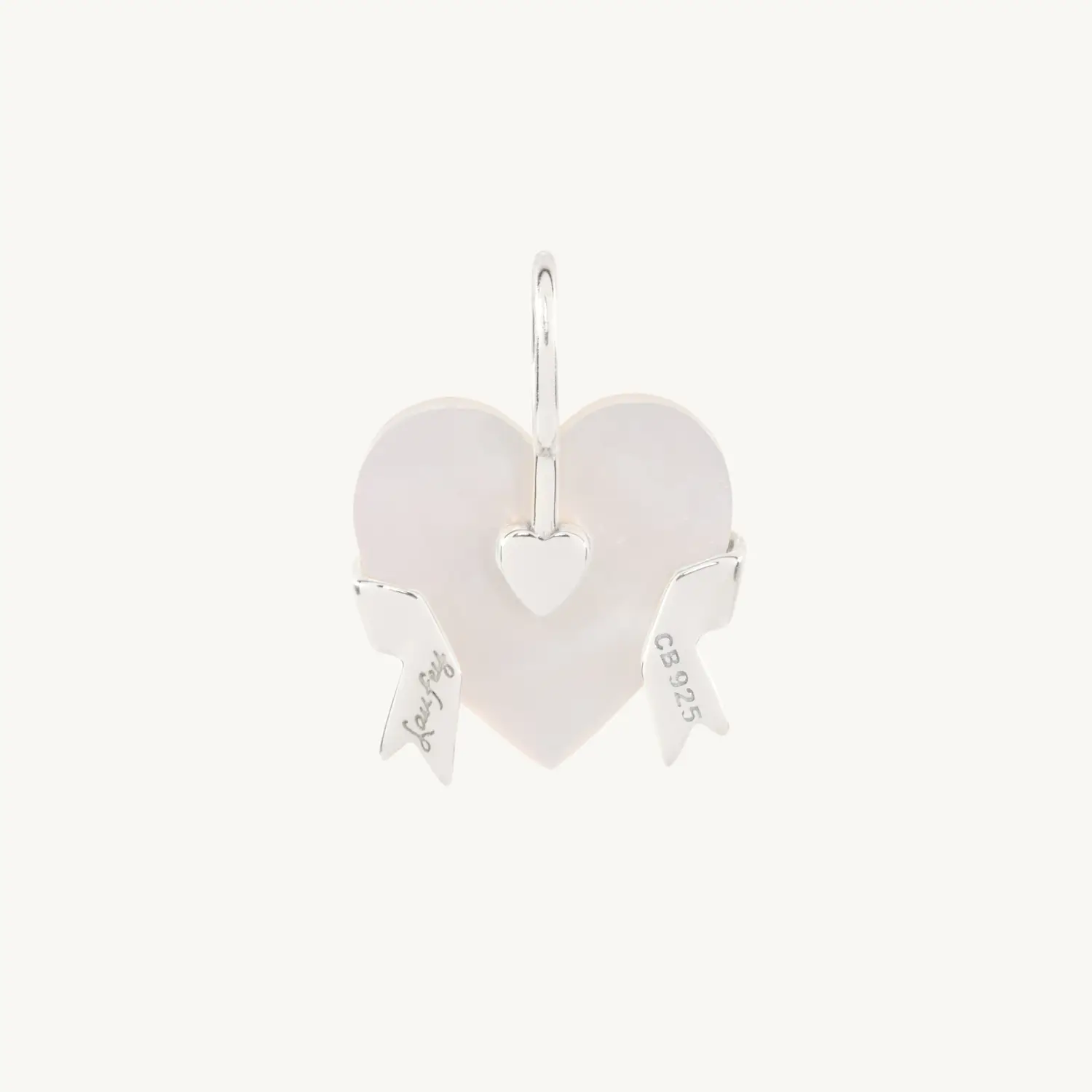 Alternative view of Lovestruck Silver Heart Charm