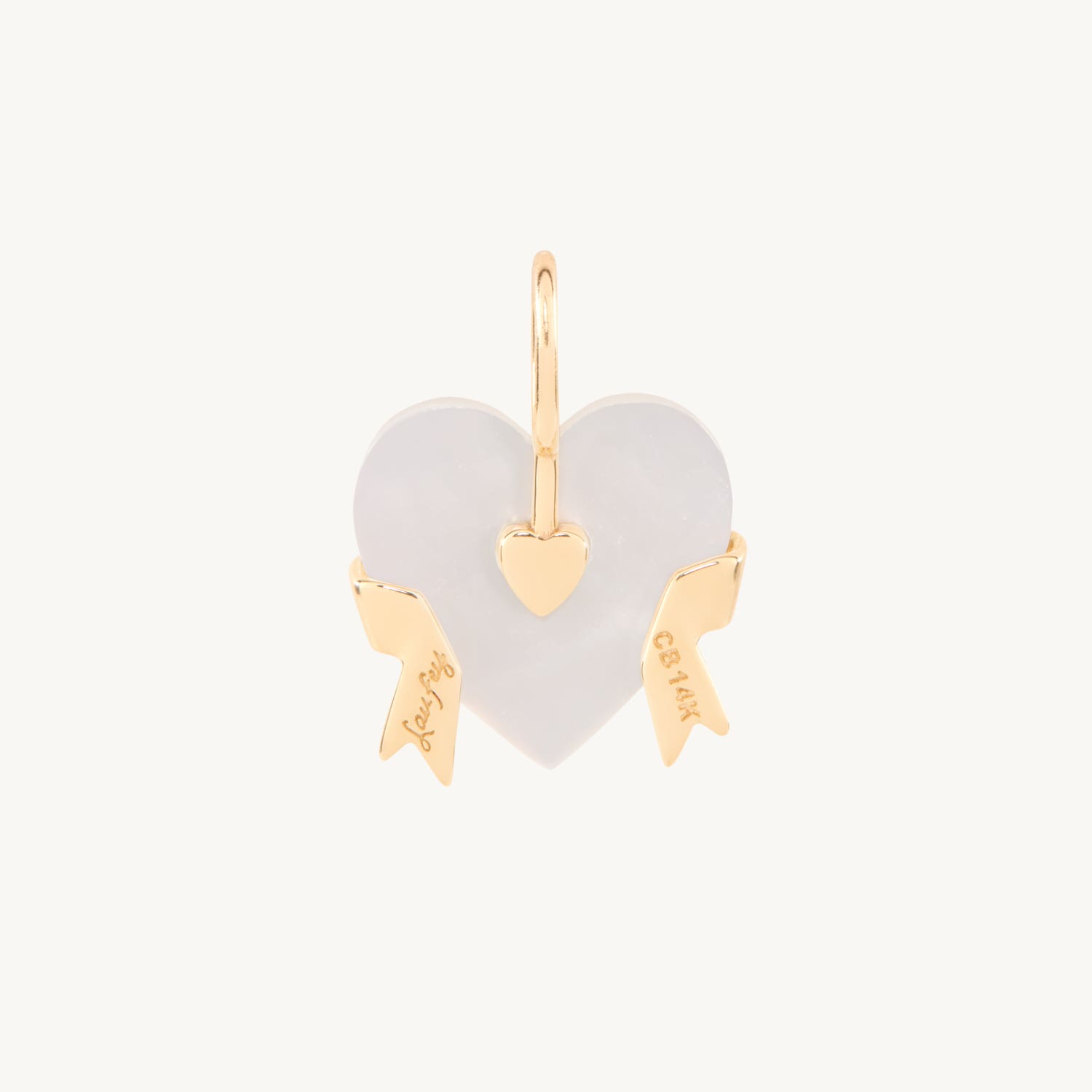 Alternative view of Lovestruck Gold Heart Charm