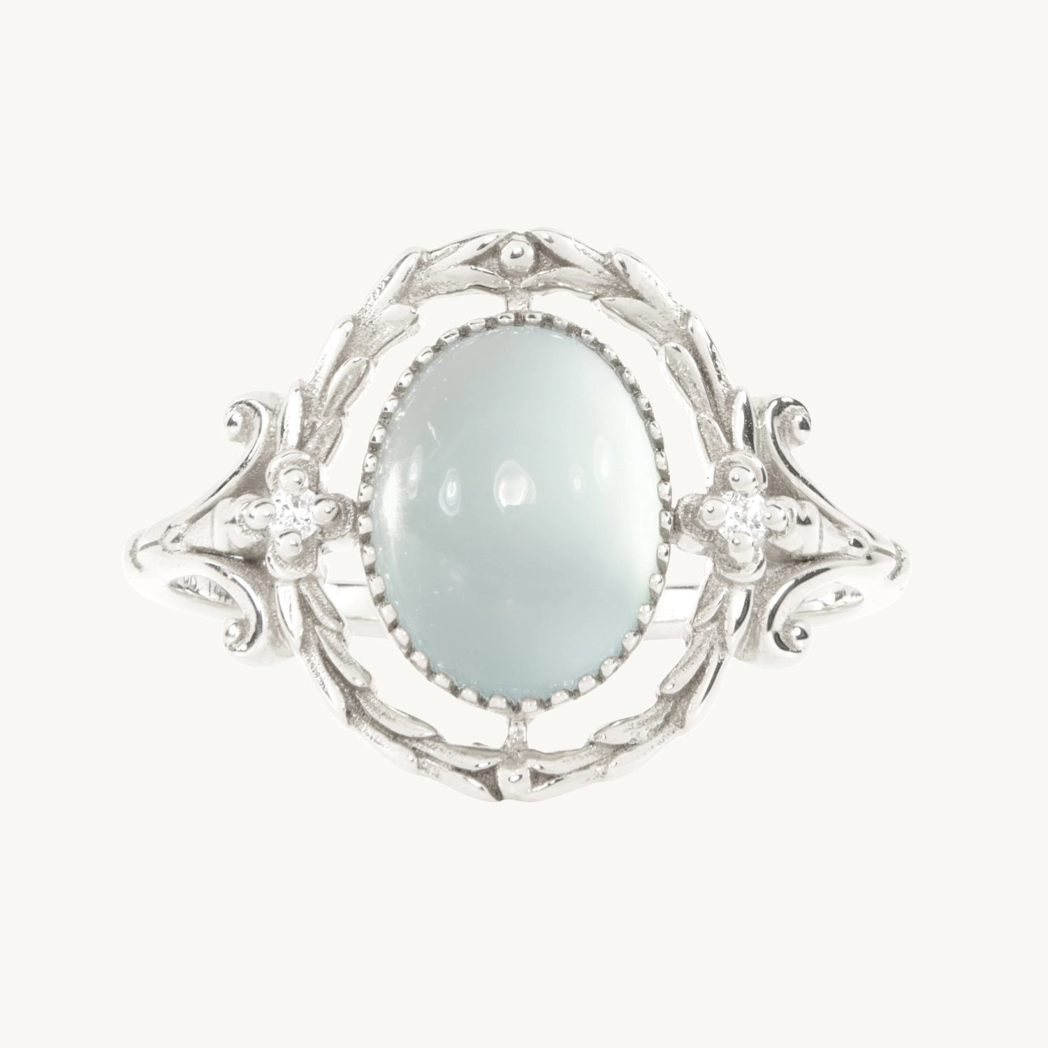 Forget Me Not Silver Ring - Image 13