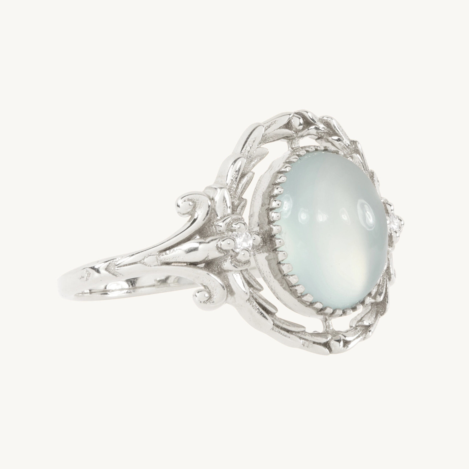 Forget Me Not Silver Ring - Image 14