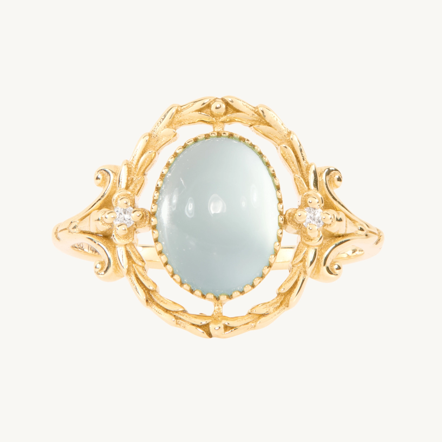 Forget Me Not Gold Ring - Image 15