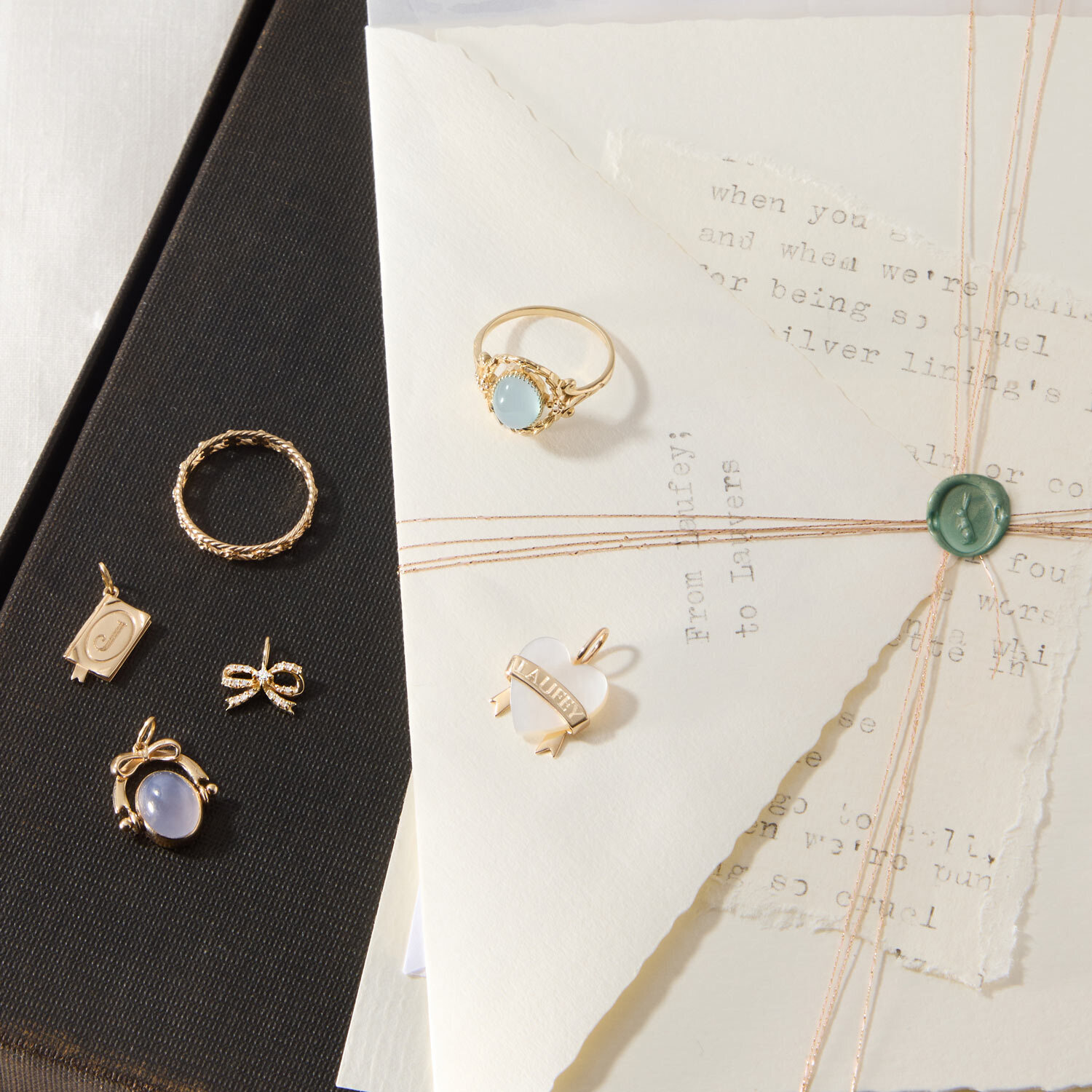 Forget Me Not Gold Ring - Image 13