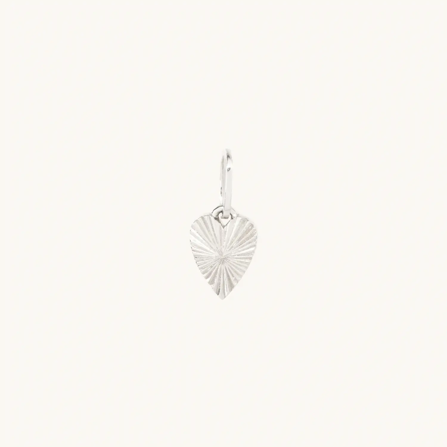 Lauver Heart Charm, Silver