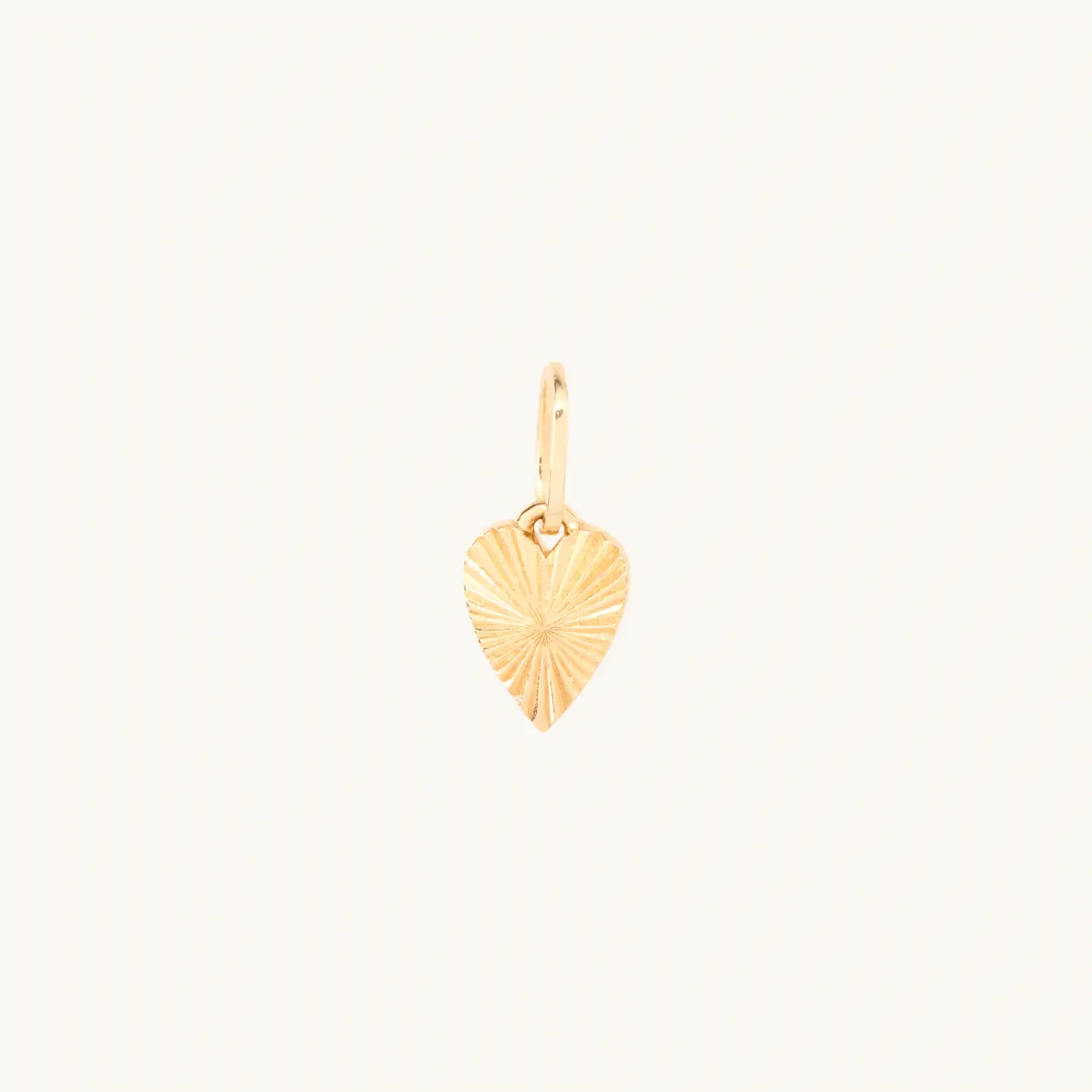 Lauver Heart Charm, Gold