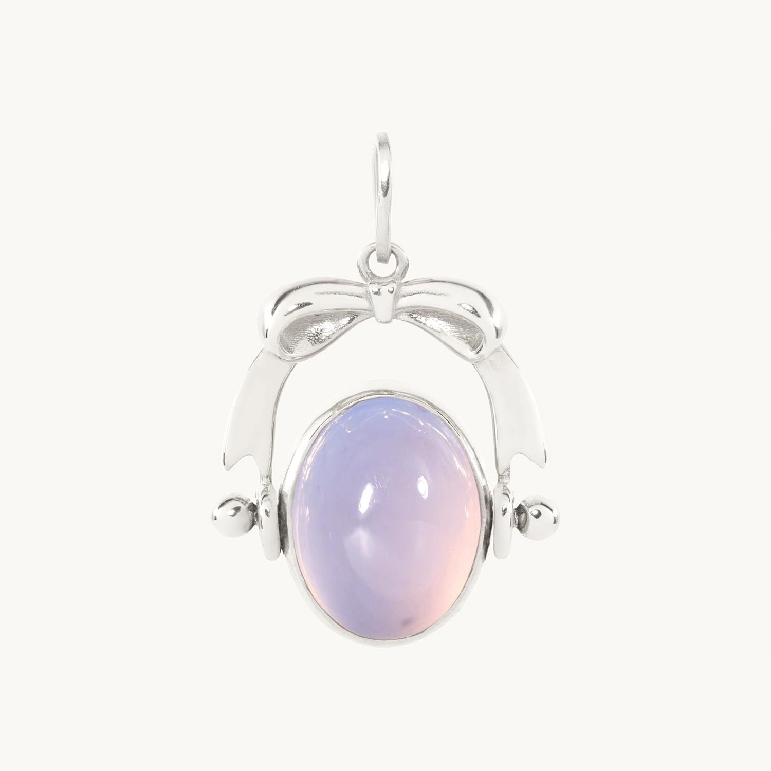 Aurora Skies Silver Wax Seal Charm