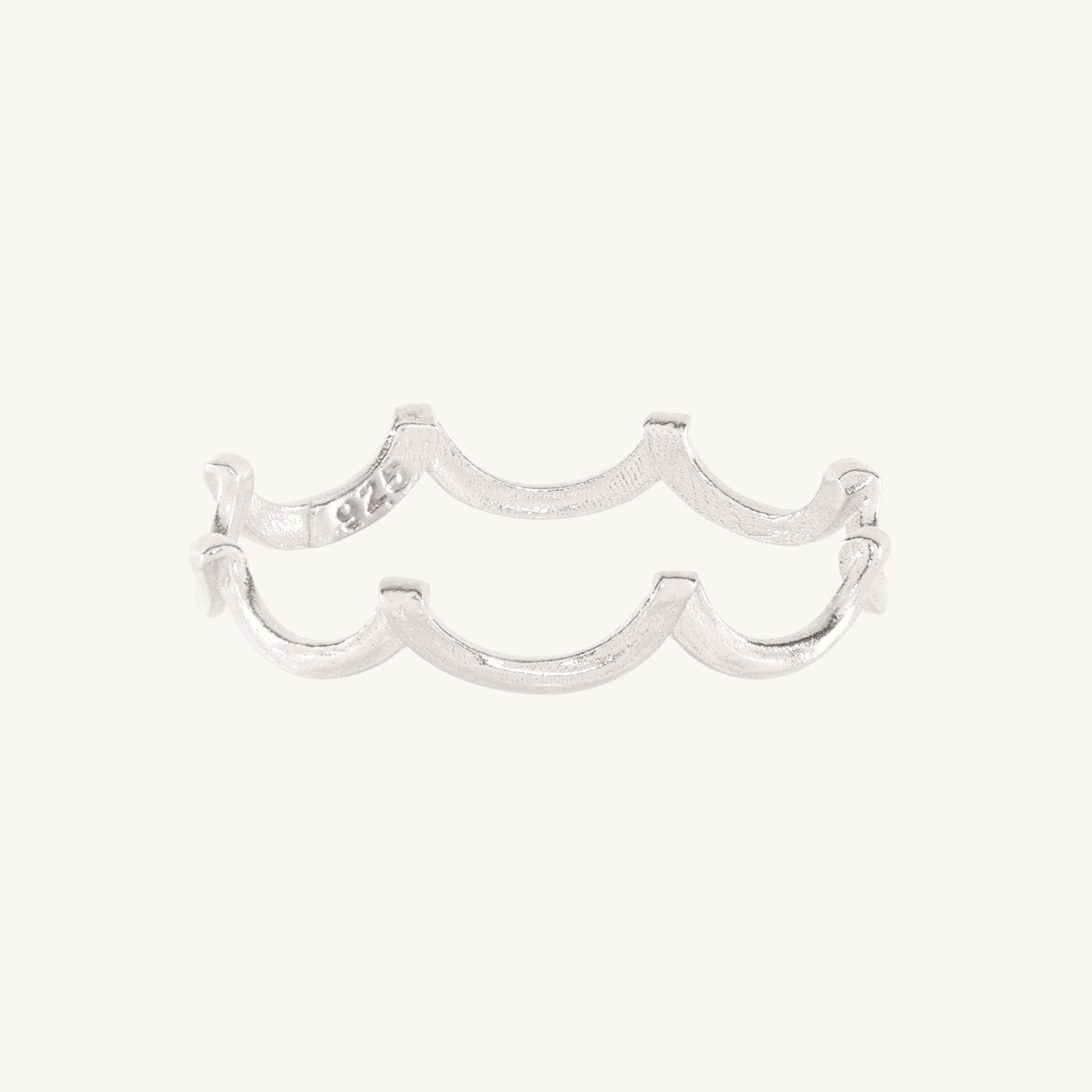 Theater Curtain Ring, Silver