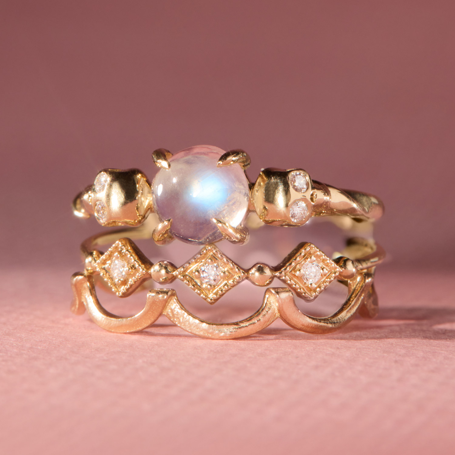 Cuckoo Ballet Diamond Ring, Yellow Gold - Image 8