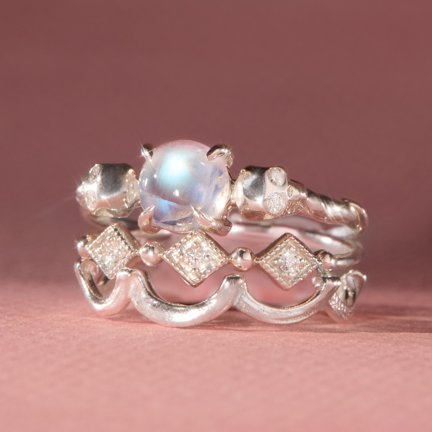 Love You Forever Skull Ring, Silver - Image 9