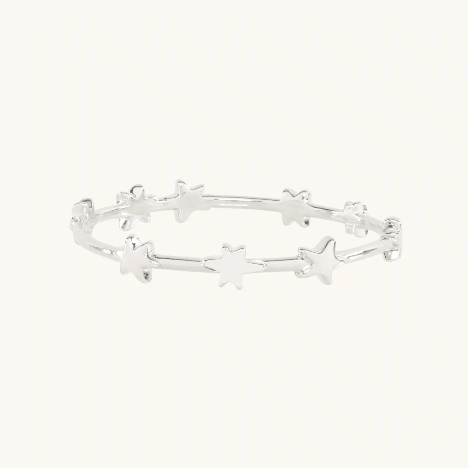 Nocturne Star Ring, Silver