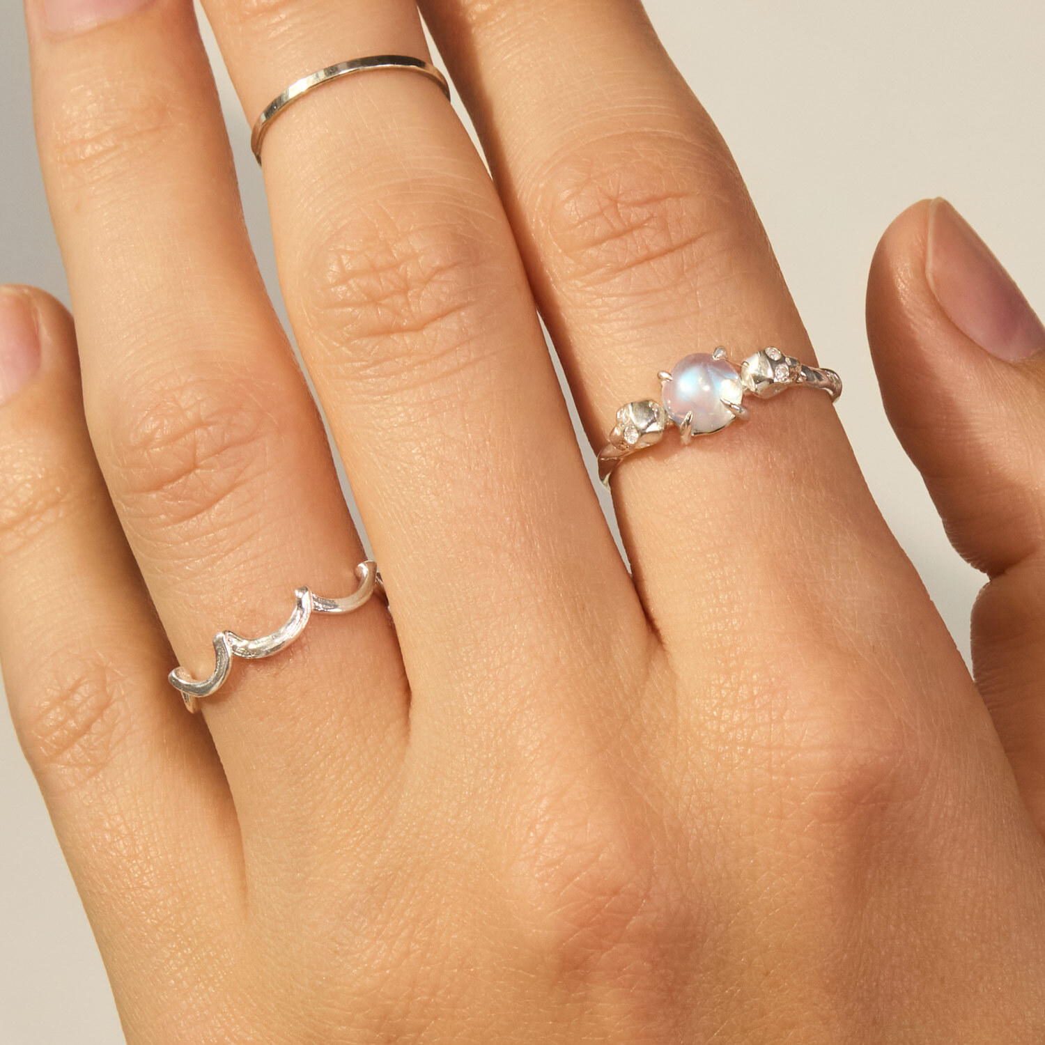 Love You Forever Skull Ring, Silver - Image 14