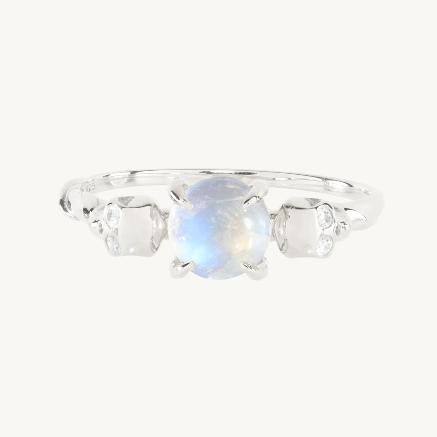 Love You Forever Skull Ring, Silver