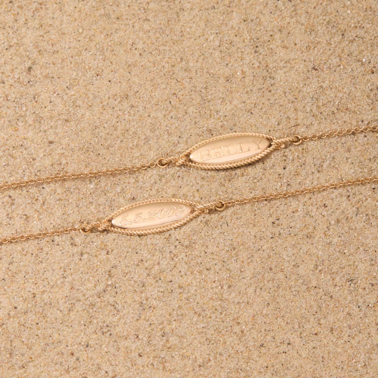 Love Knot Gold Signet Bracelet - Image 6