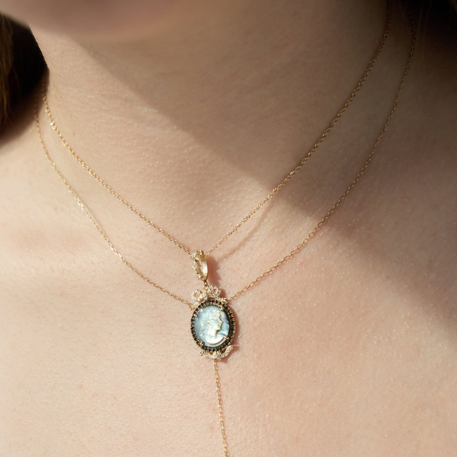 Alternative view of Chandelier Cameo Pendant