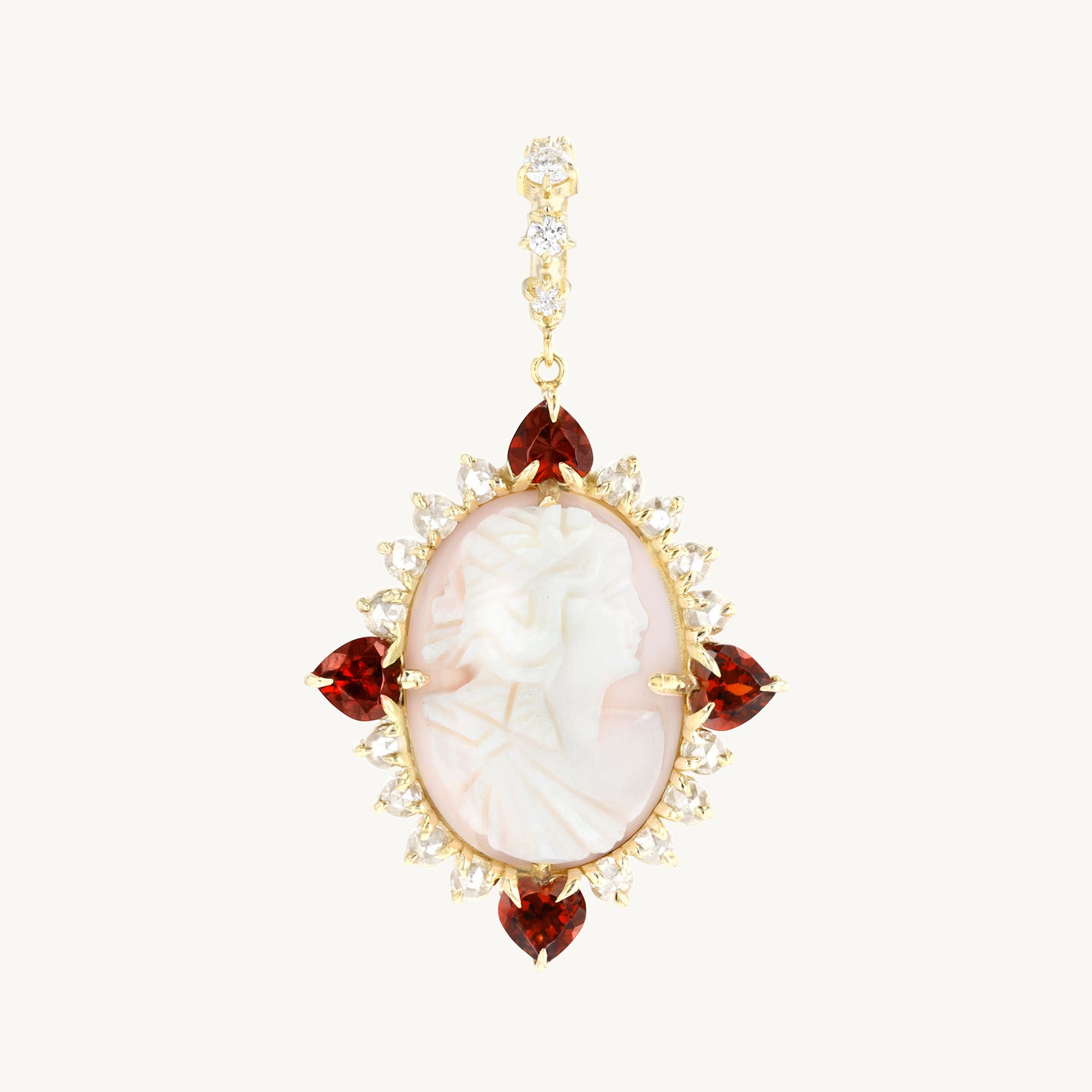 Martha's Cameo in Love Pendant