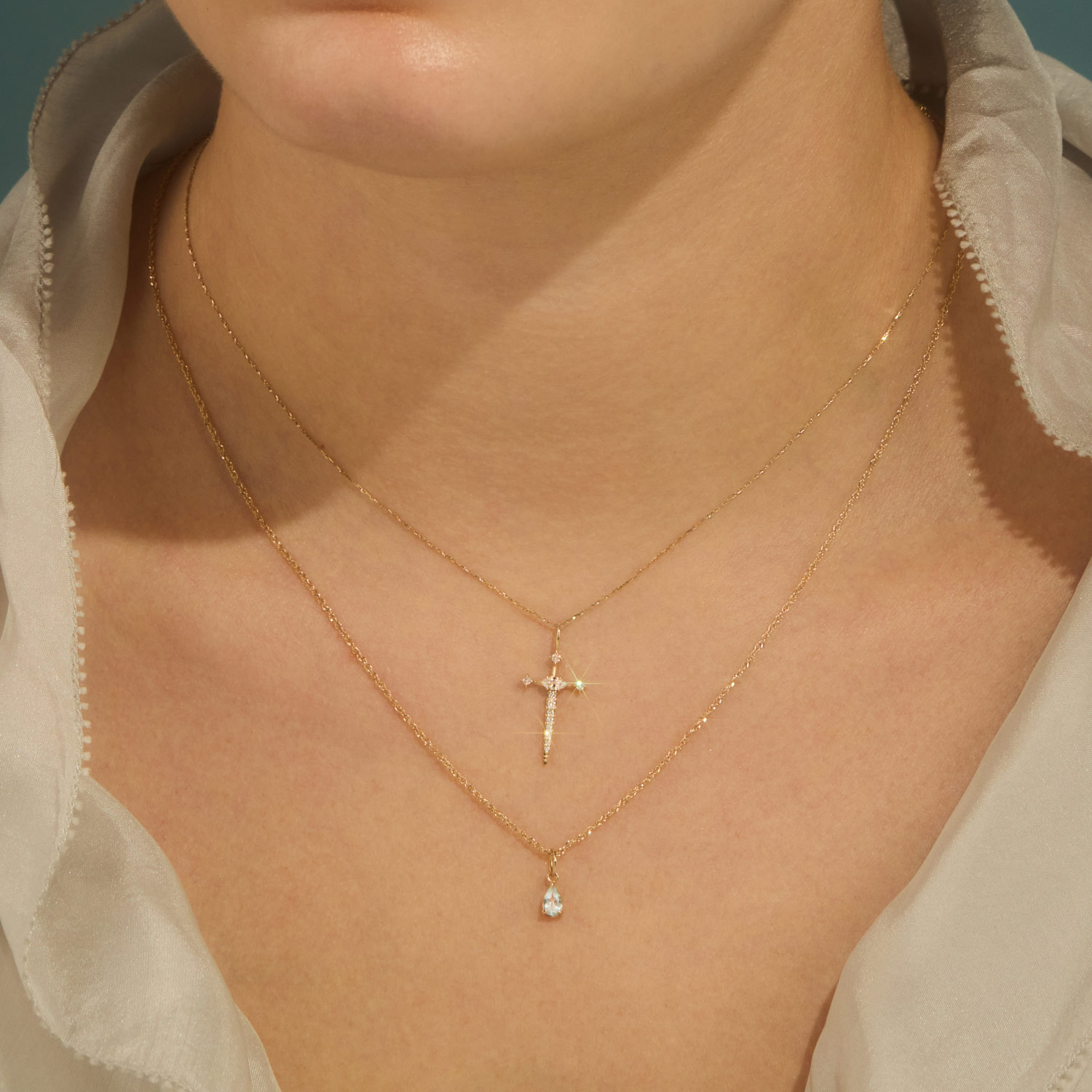 Drying Tears Gold Charm - Image 5