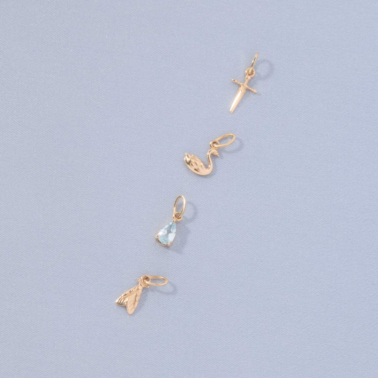 Tiniest Tender Touches Gold Dagger Charm - Image 9