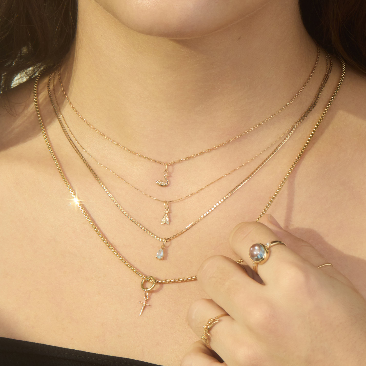 Drying Tears Gold Charm - Image 7