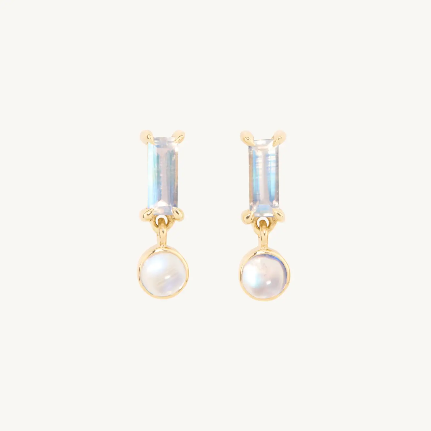 Miles of Light Moonstone Earring (single)