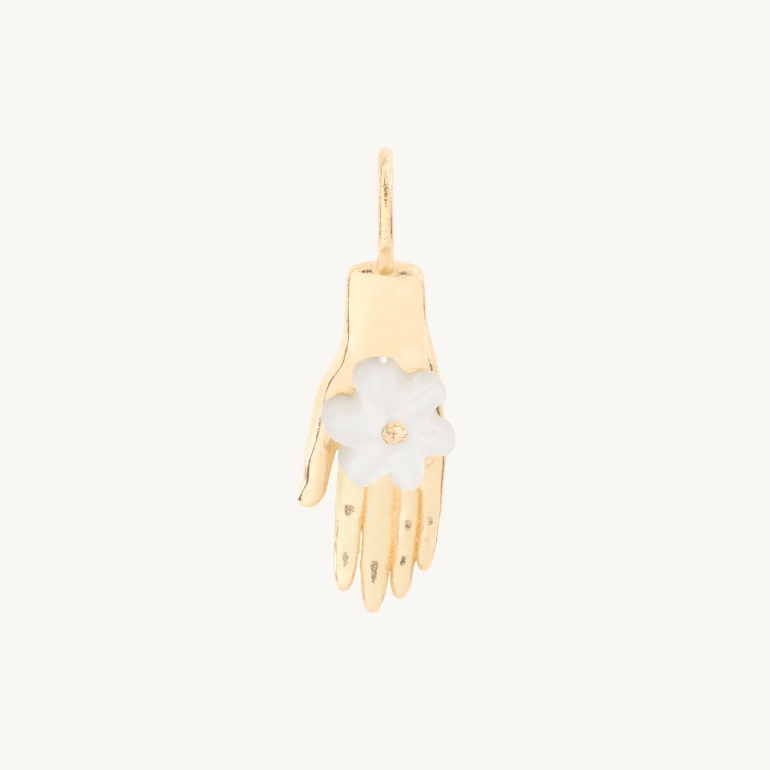 Night Blooming Jasmine Gold Charm
