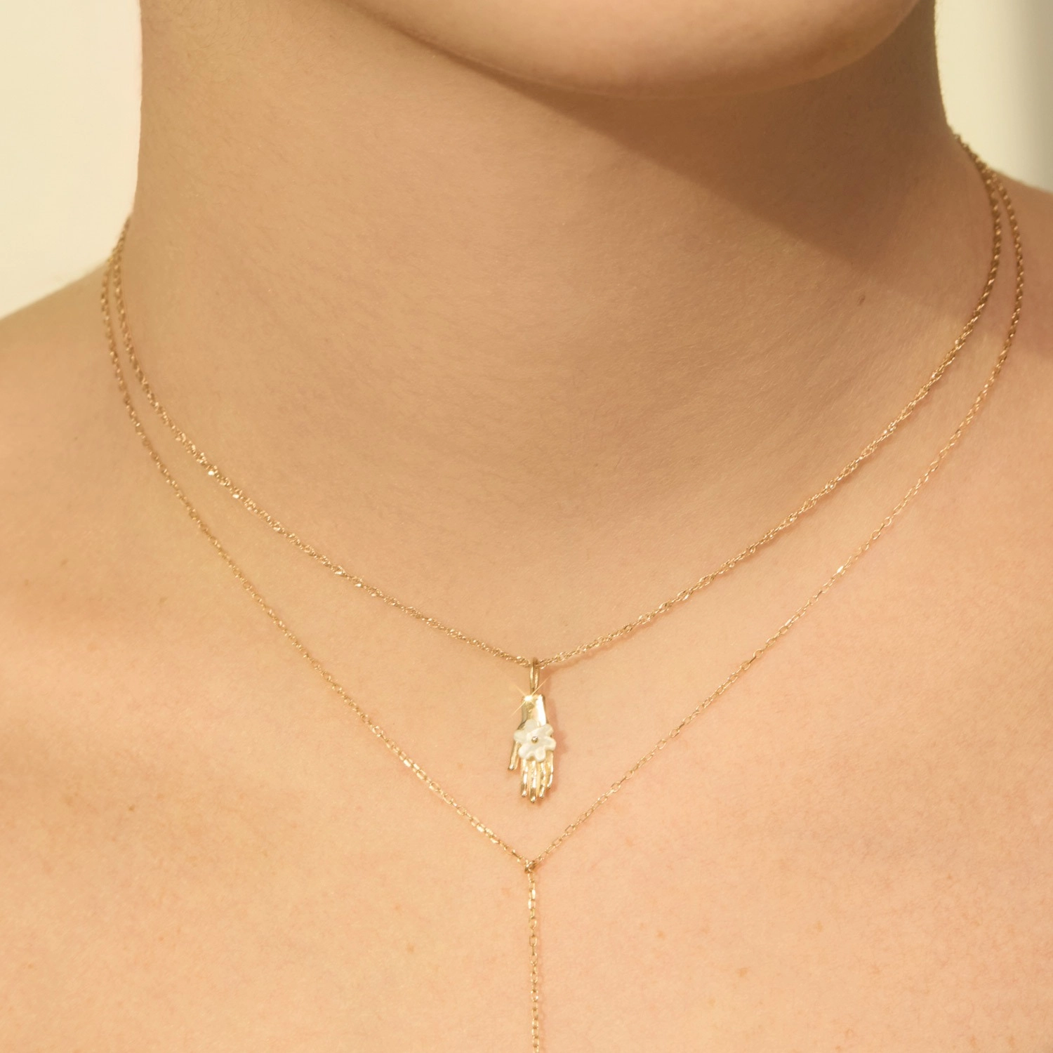 Night Blooming Jasmine Gold Charm - Image 5