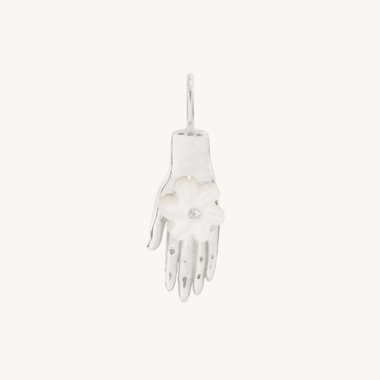 Alternative view of Night Blooming Jasmine Silver Charm