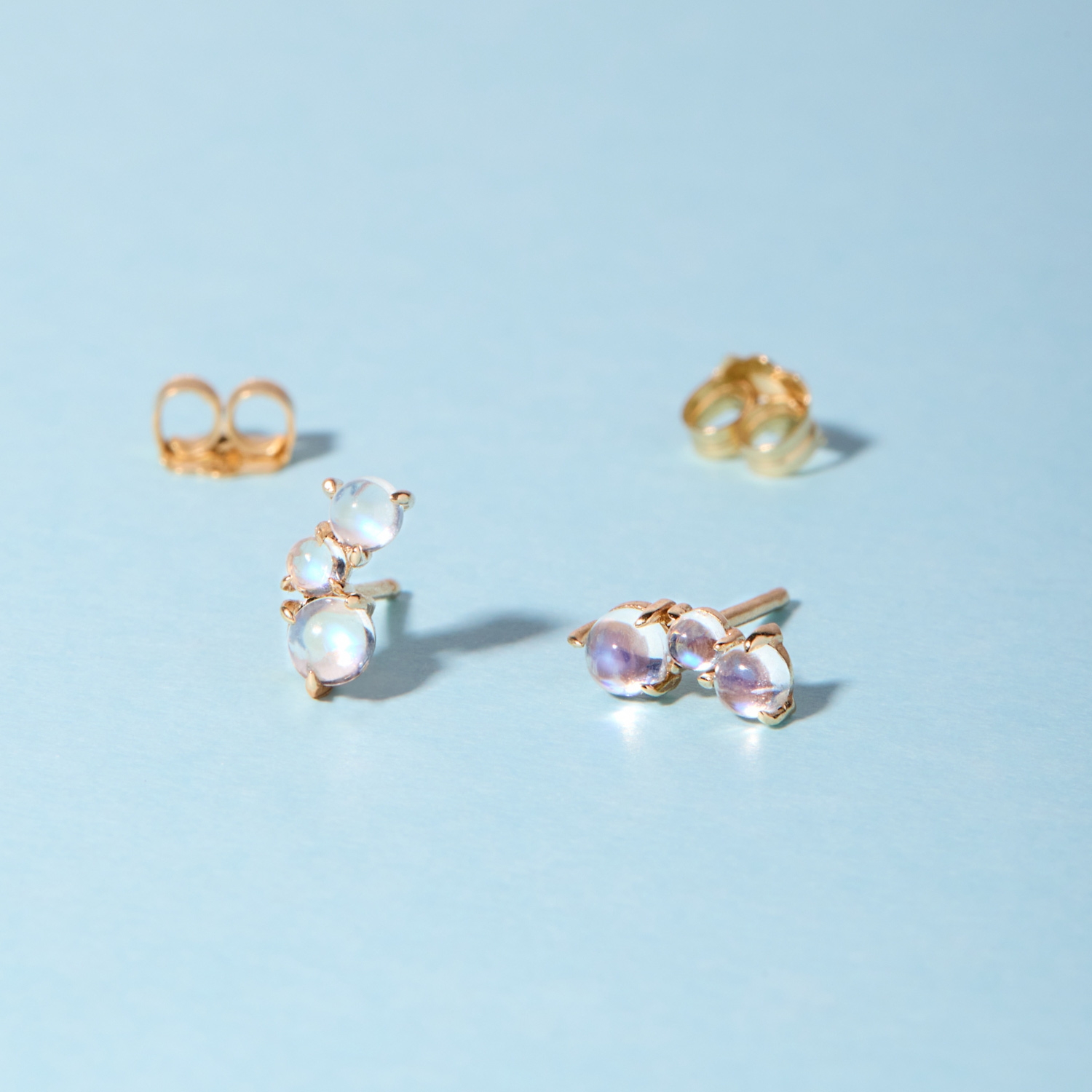 Moonstone Bubble Stud (single) - Image 5