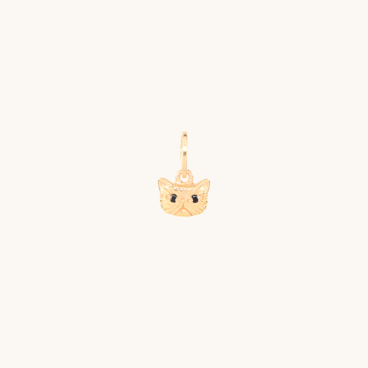 Itty Bitty Kitty with Black Diamond Eyes Charm - Image 5