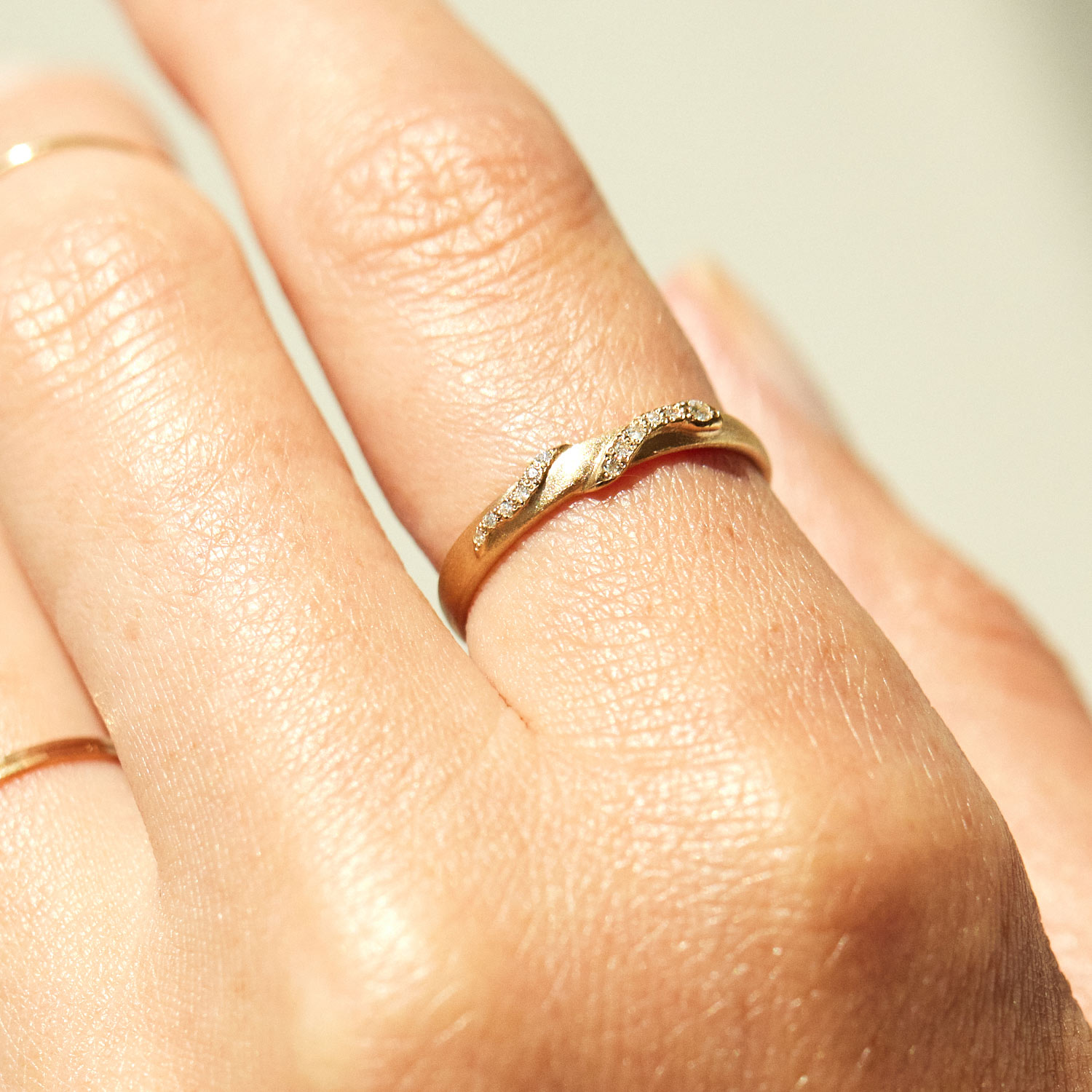 Diamond Slither Snake Ring - Image 3