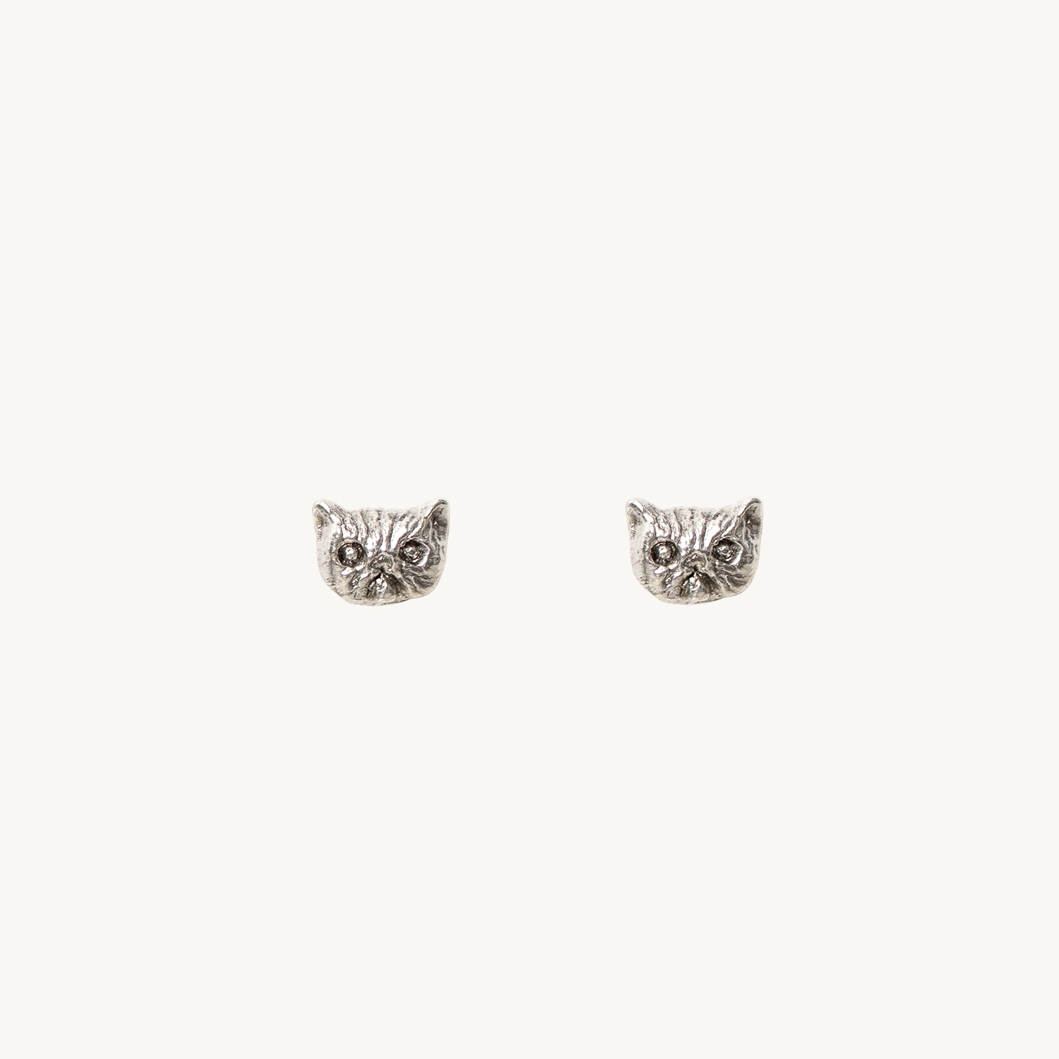 Itty Bitty Kitty Stud, Silver (single) - Image 4