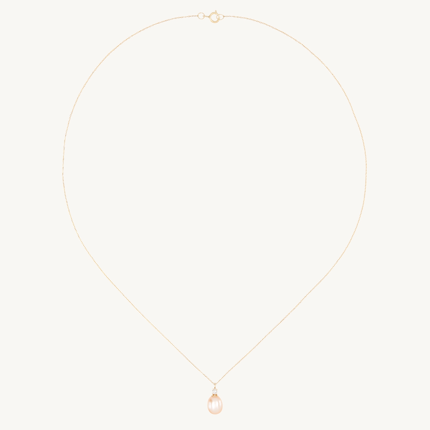 Pearl and White Diamond Necklace - Image 12