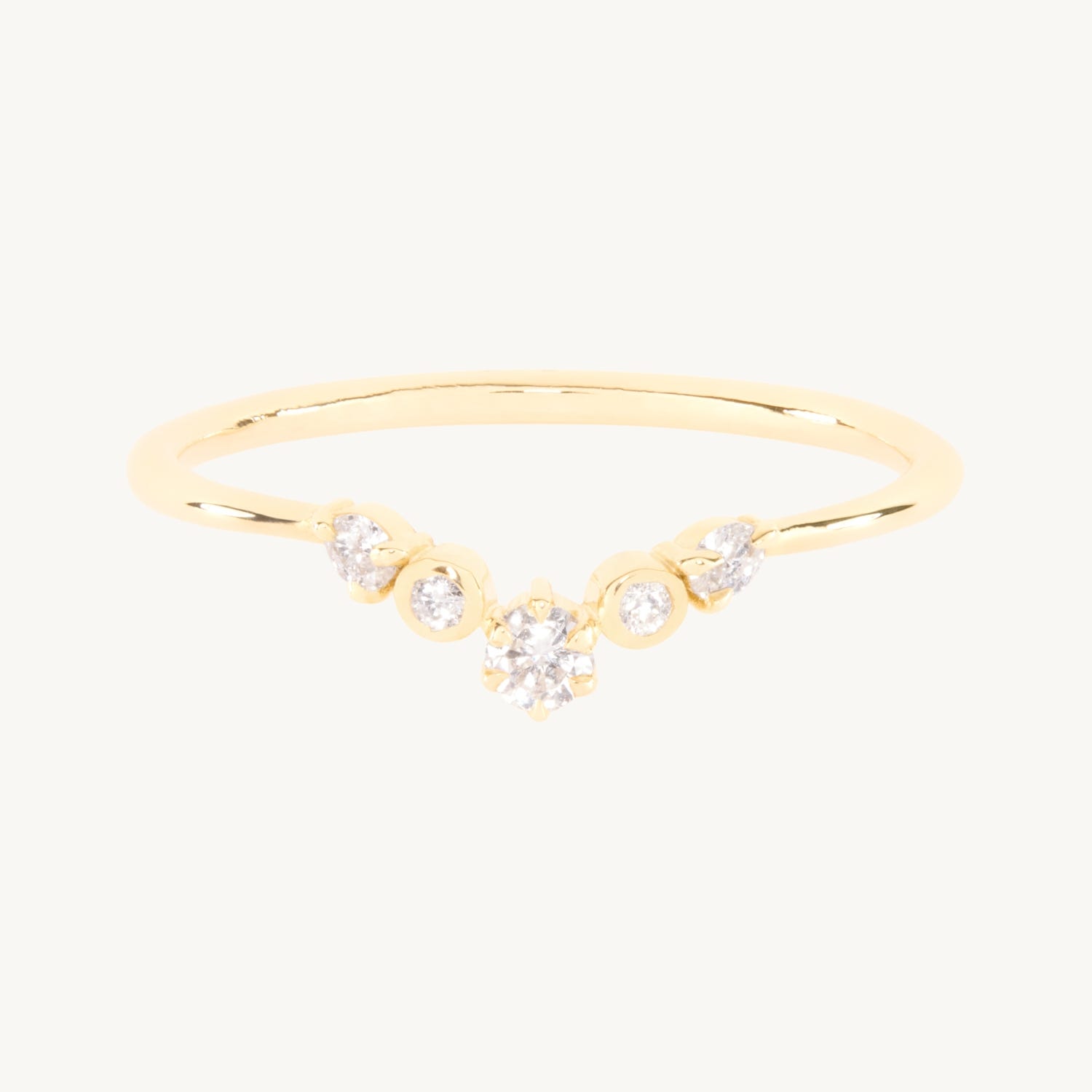 Astra Curved Diamond Band