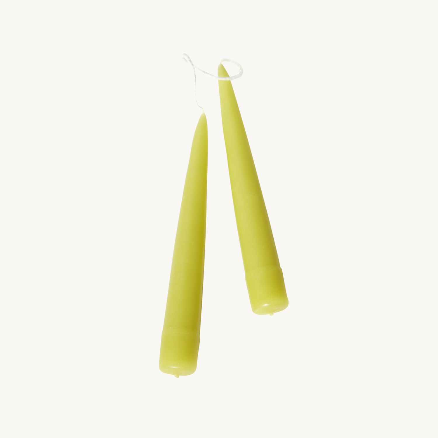 Afternoon Taper Candle, Chartreuse - Image 4