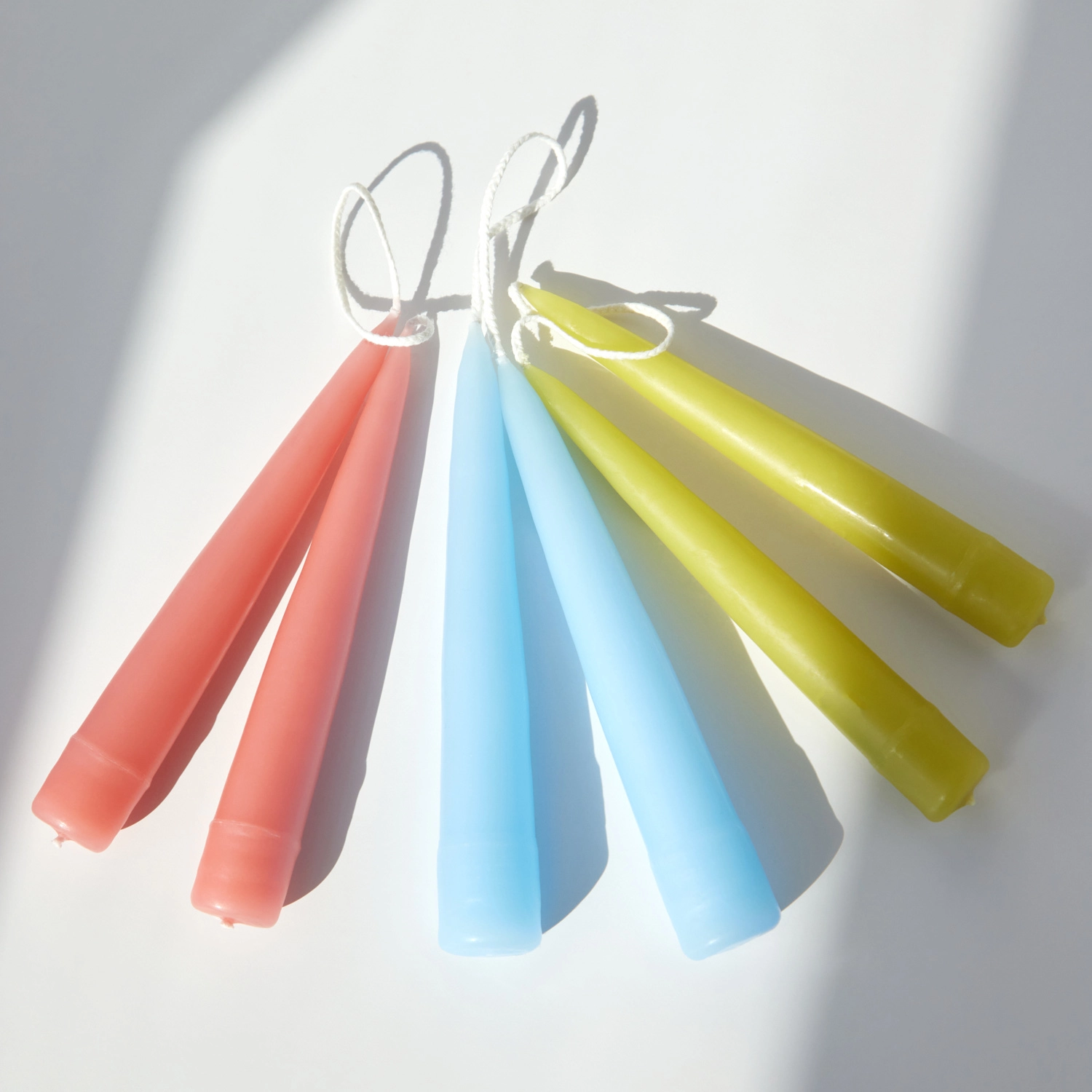 Afternoon Taper Candle, Pale Blue - Image 3