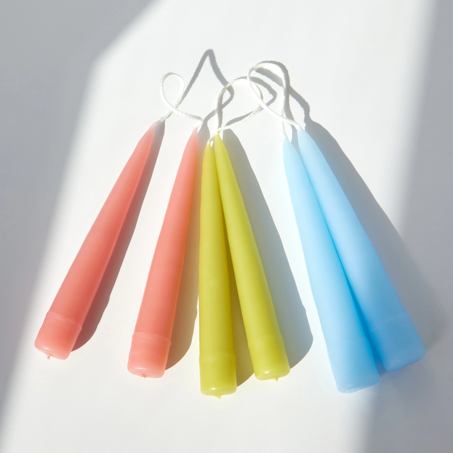 Afternoon Taper Candle, Chartreuse - Image 3