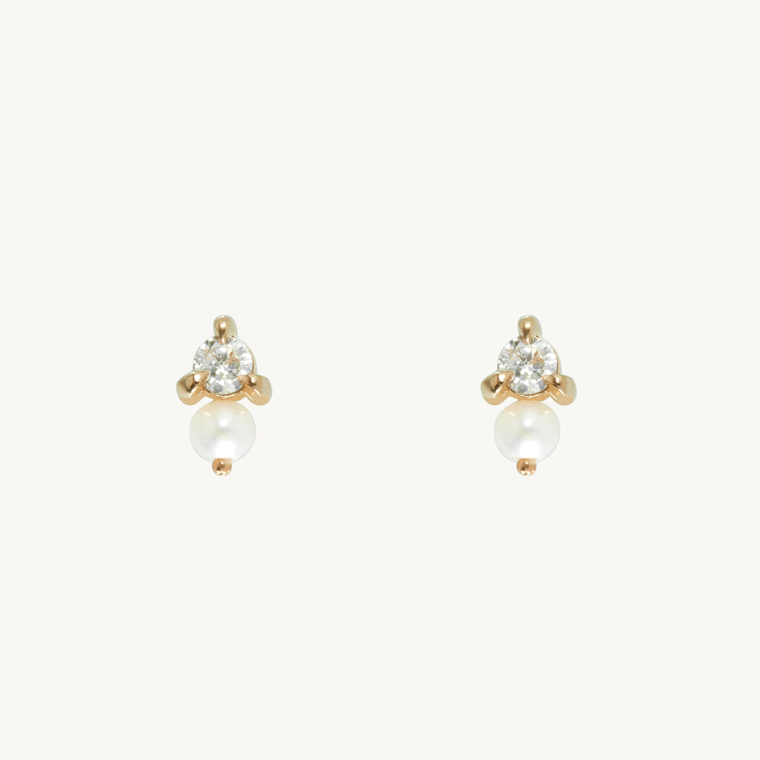Dewdrop Stud, Yellow Gold (single) - Image 9
