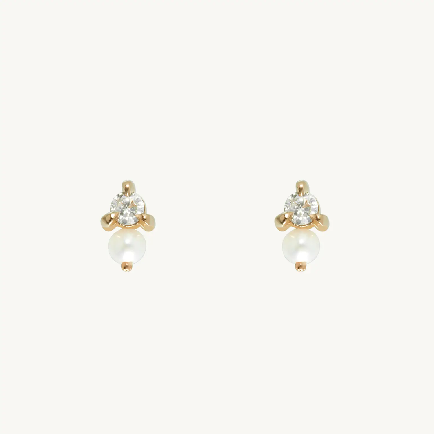 Dewdrop Stud, Yellow Gold (single)