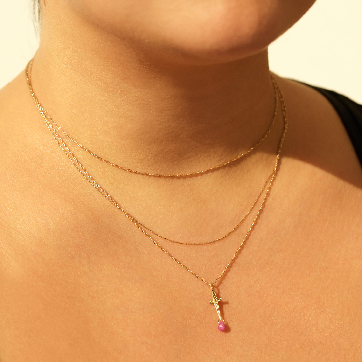 Alternative view of Blood Drop Kahlo Charm