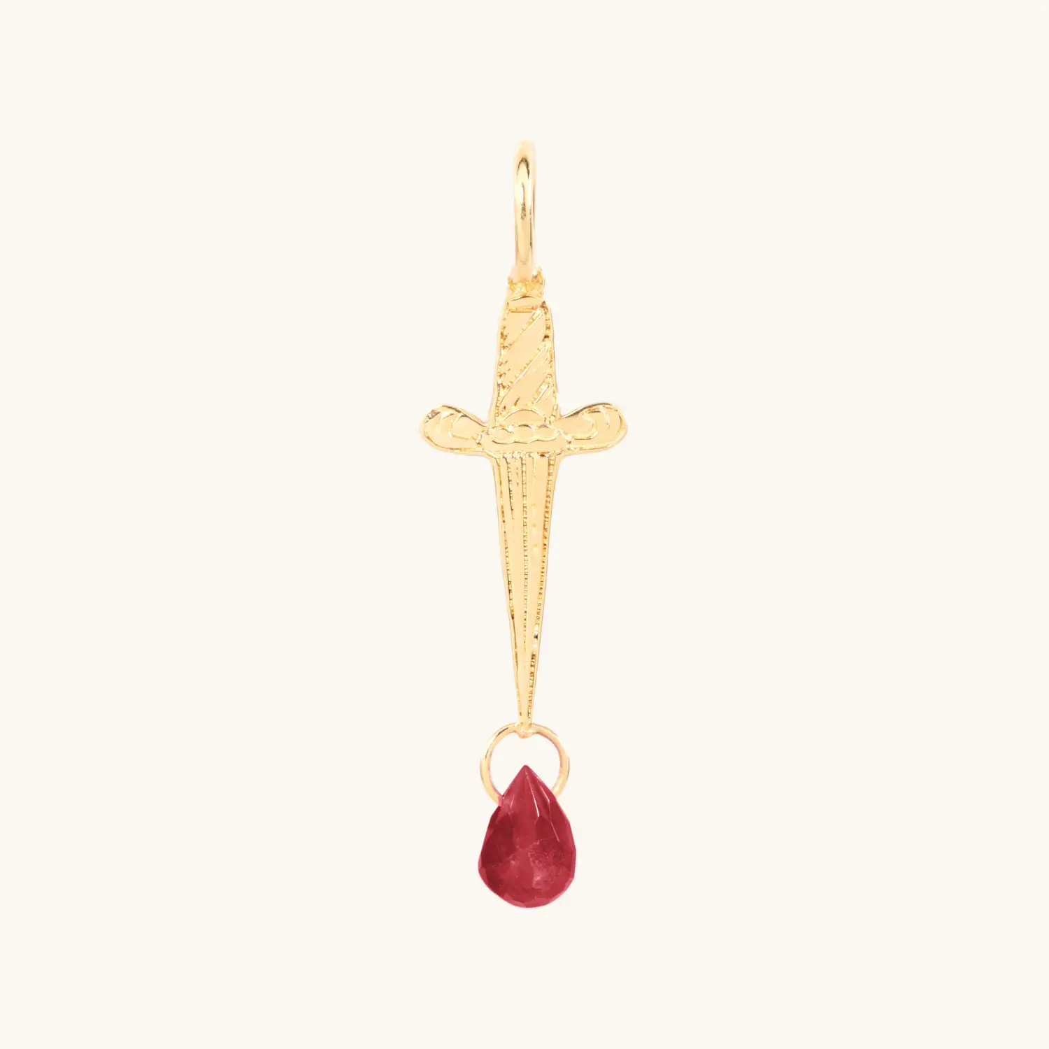Blood Drop Kahlo Charm
