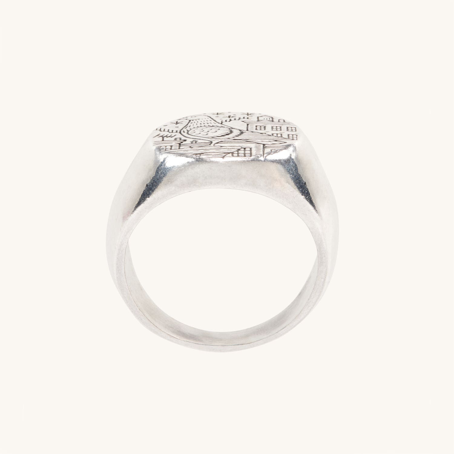 New York Pigeon Signet Ring - Image 3