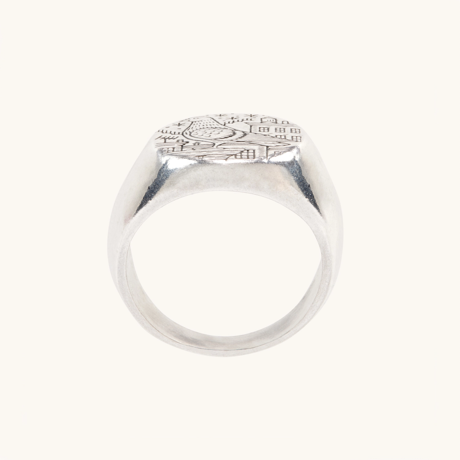 New York Pigeon Signet Ring - Image 11
