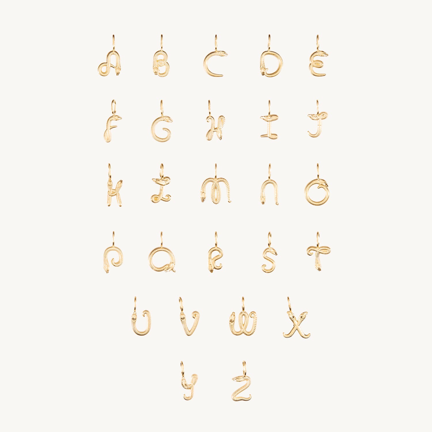 Alternative view of Nagini Letter Charm