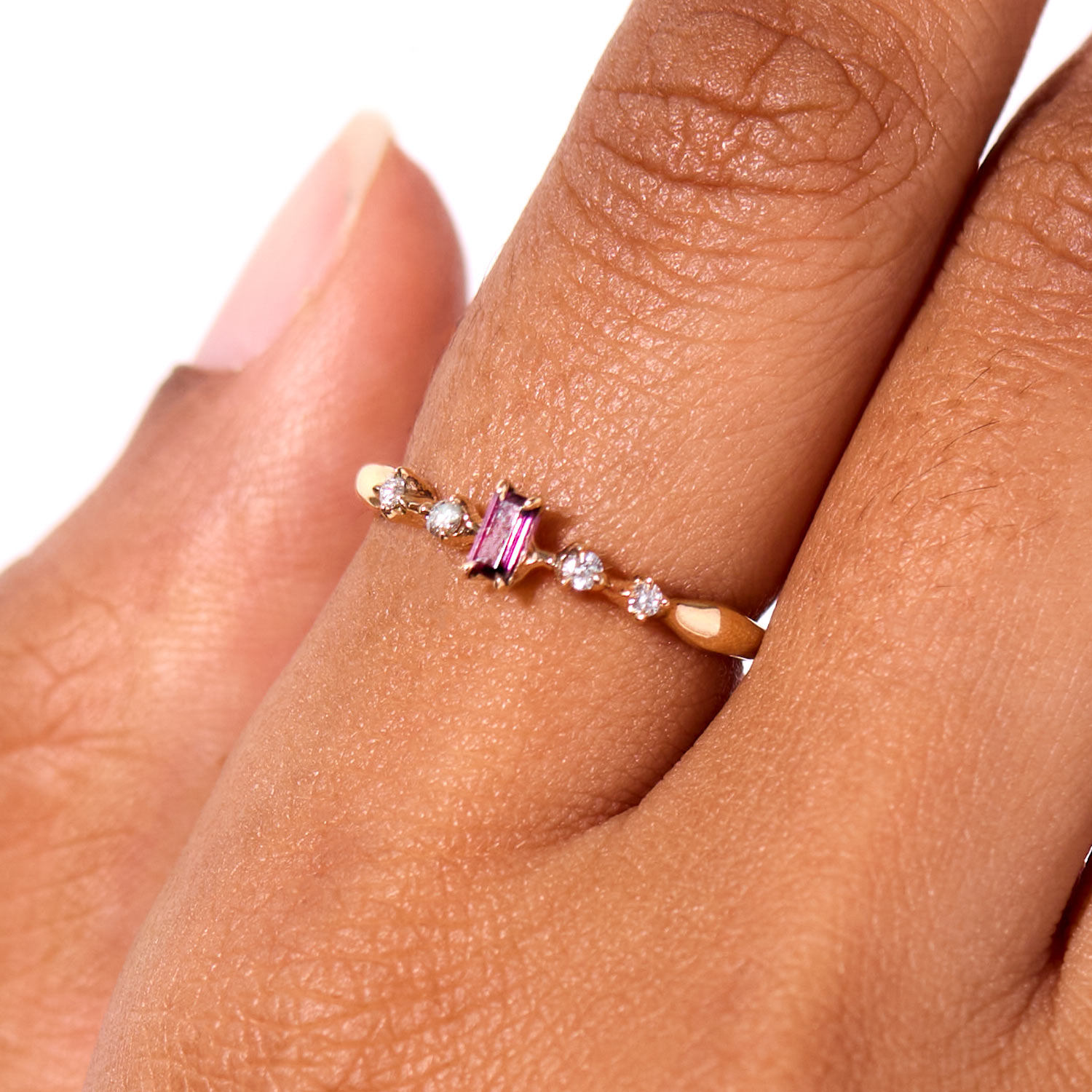 Alternative view of Danah Ring, Garnet