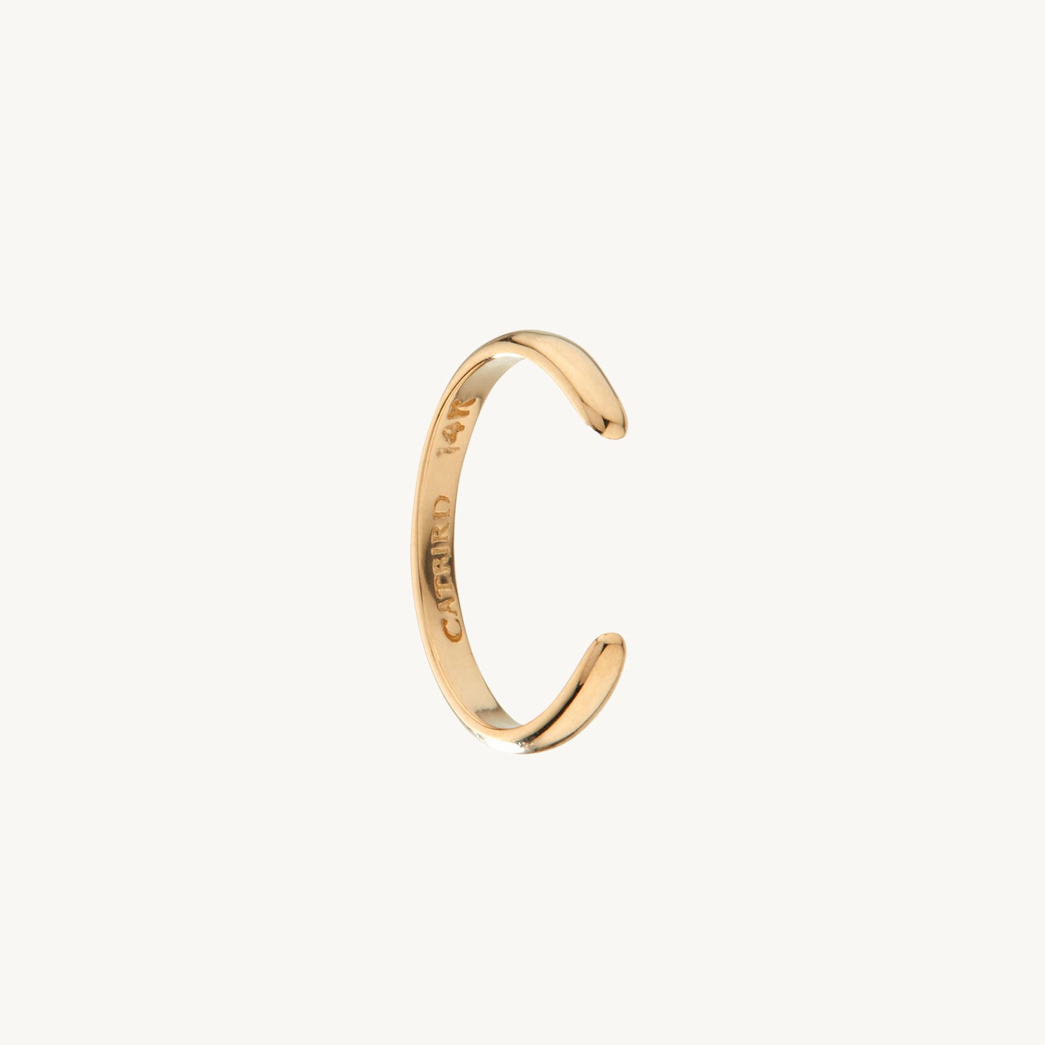 Alternative view of Gold Ear Cuff