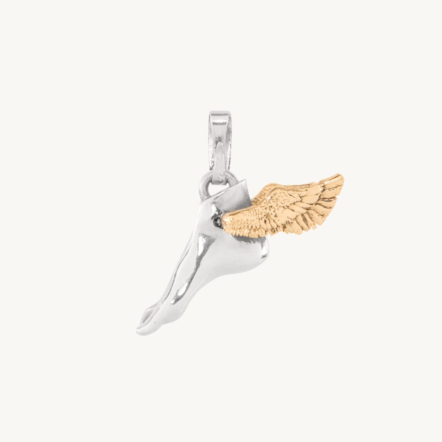 Alternative view of Winged Foot Charm