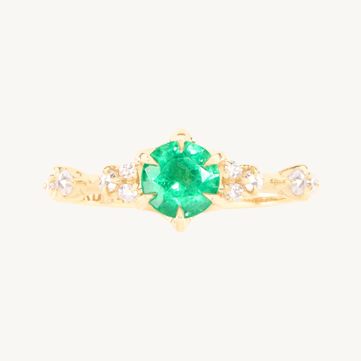 Holiday Emerald Ring
