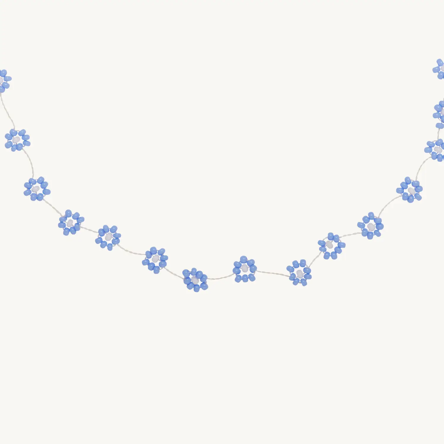 Daisy Chain Necklace, Lavender